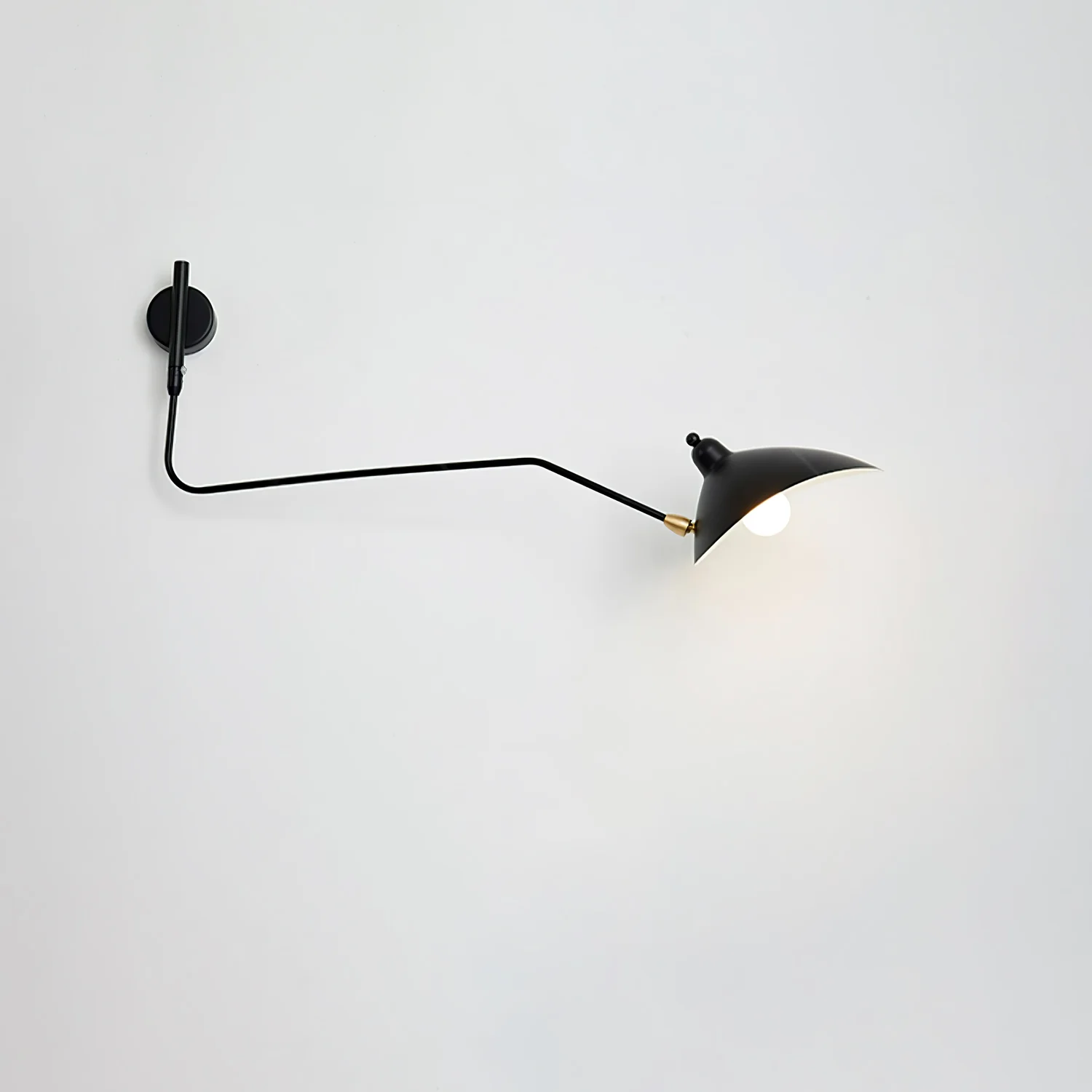 Serge Mouille Wall Sconce - L 47.2″ x H 15.8″ / L 120cm x H 40cm Set of 2 / White