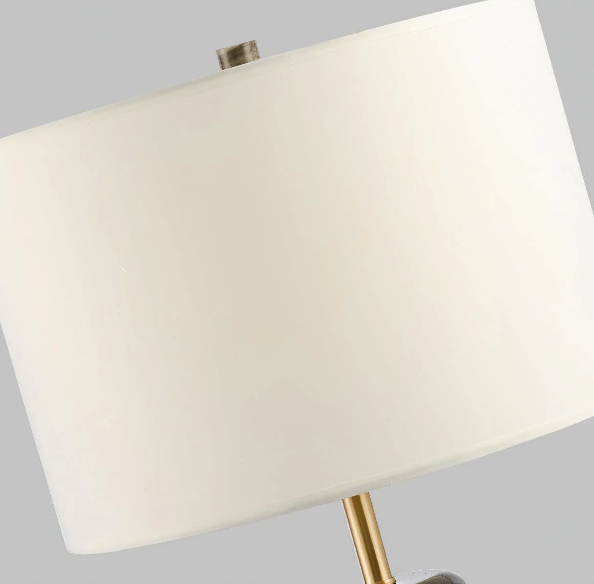 Cliff Table Lamp - ∅ 14.9″ x H 25.5″ / Dia 38cm x H 65cm / Gold+Black Marble / US plug