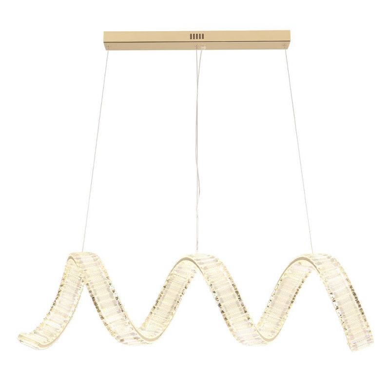 Люстра Crystal Lux MUSIKA SP100W LED L1200 GOLD