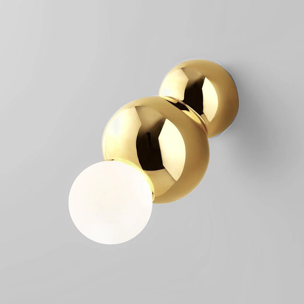 Настенный светильник Ball Mounted - 9см x 8см, черный