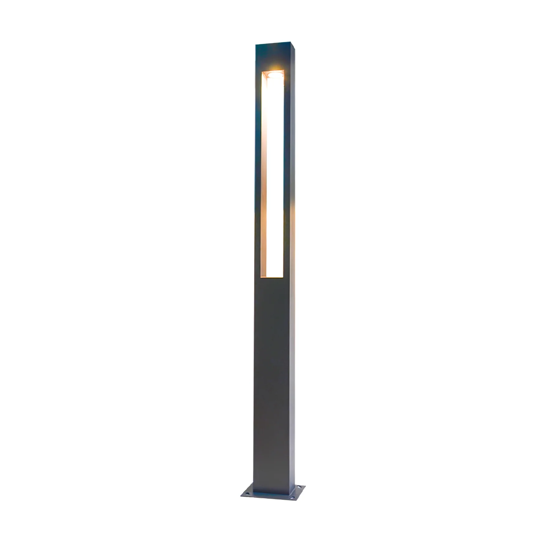 Уличный светильник Pole -  4 шт. ∅17см x 300см, черный, холодный свет