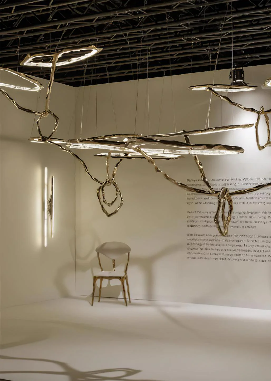 Люстра Cloud Rings Series Brass - ∅823см x 244см x 138см, золотой, белый, теплый свет
