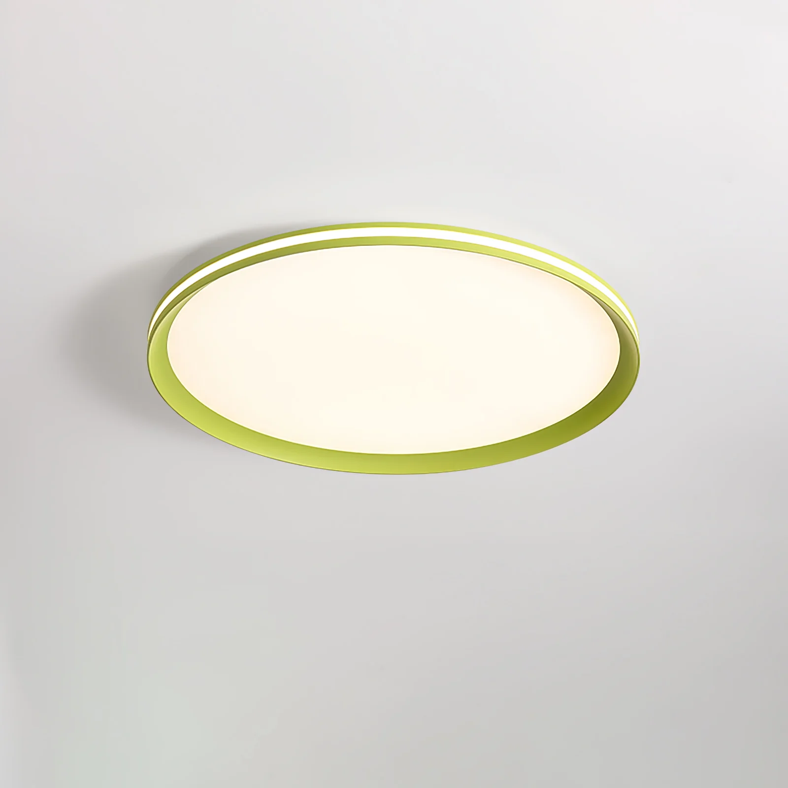 Потолочный светильник Acrylic Circular LED - ∅40см x 3см, зеленый, 3000-6500К