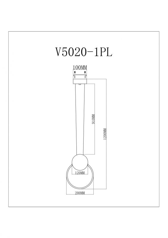 Светильник Moderli V5020-1PL