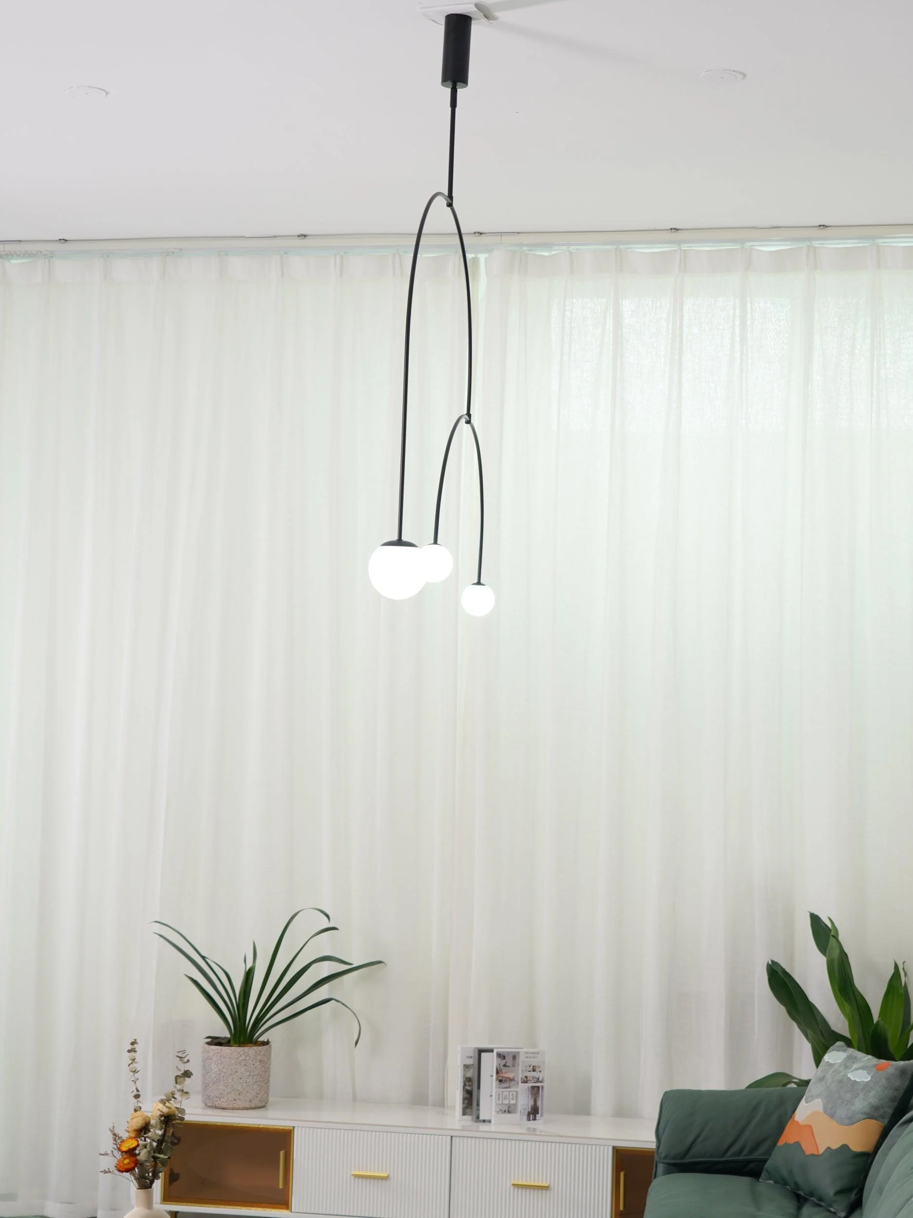 Люстра Mobile Chandelier - 3 подвеса, черный