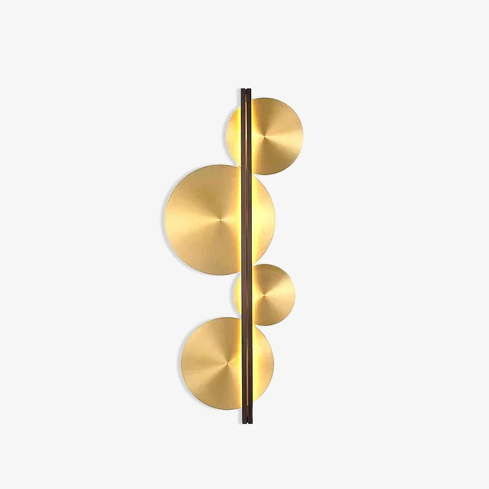 Strate Wall Lamp - Set of 2 / Copper color plating & Black / Warm Light