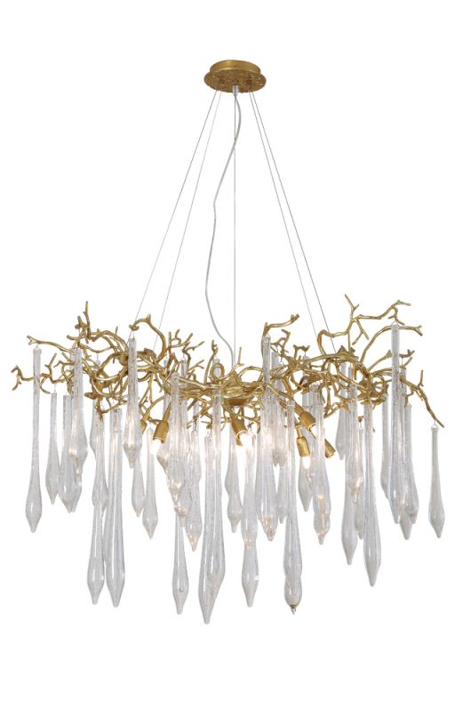 Люстра Crystal Lux REINA REINA SP8 D1000 GOLD PEARL