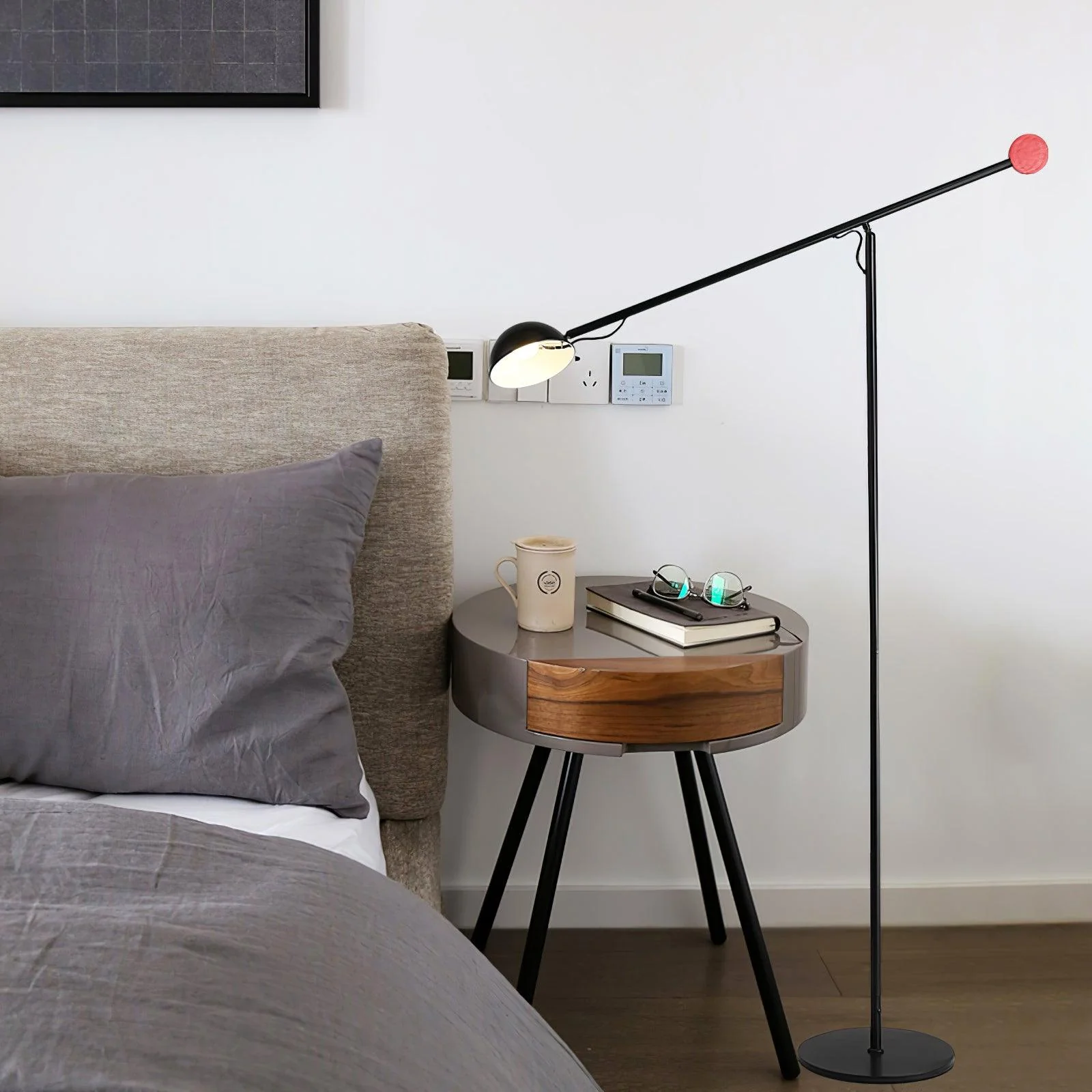Precision Movement Floor Lamp - W 47.2″ x H 66.9″ / W 120cm x H 170cm / Warm White / AU plug