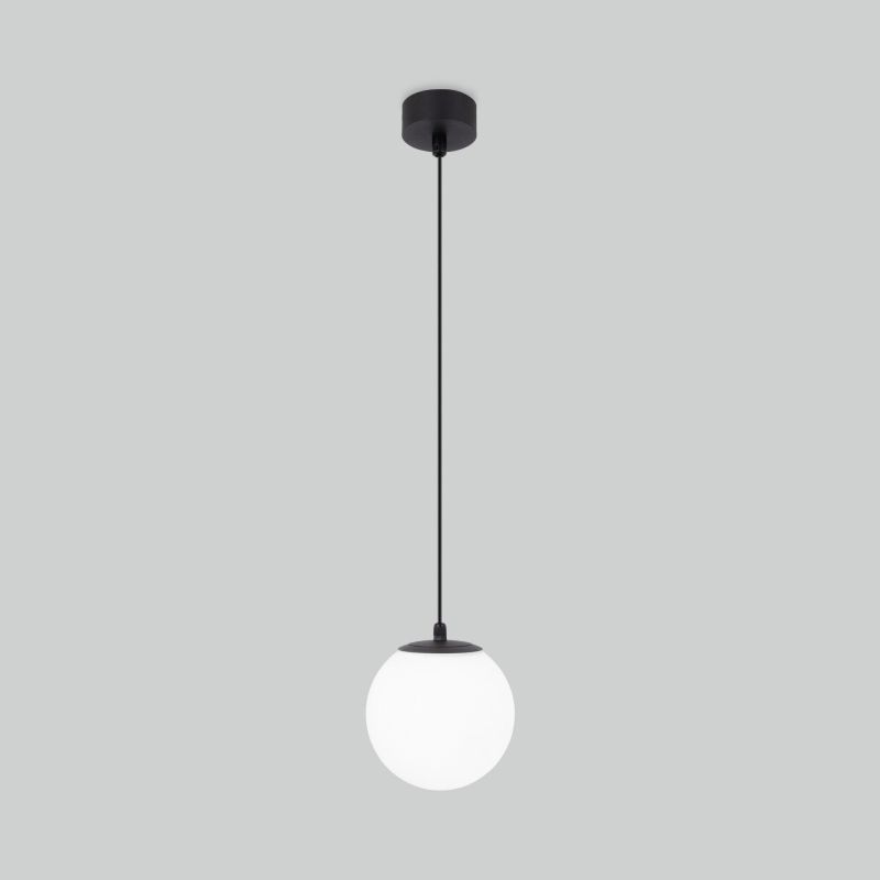 Светильник садово-парковый со стеклянным плафоном Elektrostandard Sfera H 35158/H черный