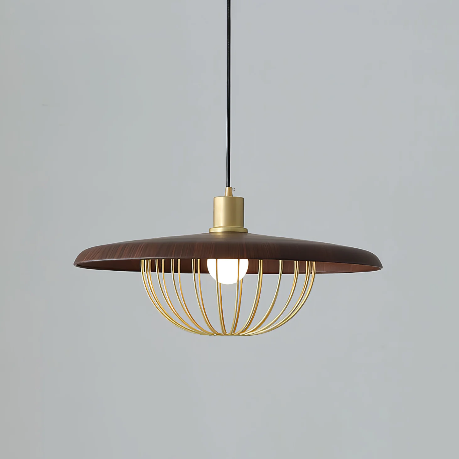 Подвесной светильник Kasa - ∅35см x 20см, медь