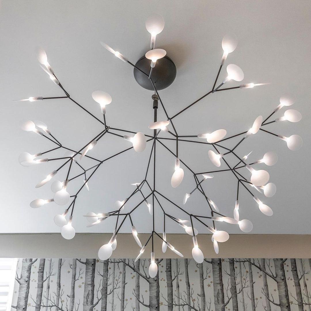 Люстра Black Firefly LED - 135 источников света ∅105см x 30см, черный, холодный свет, диммер