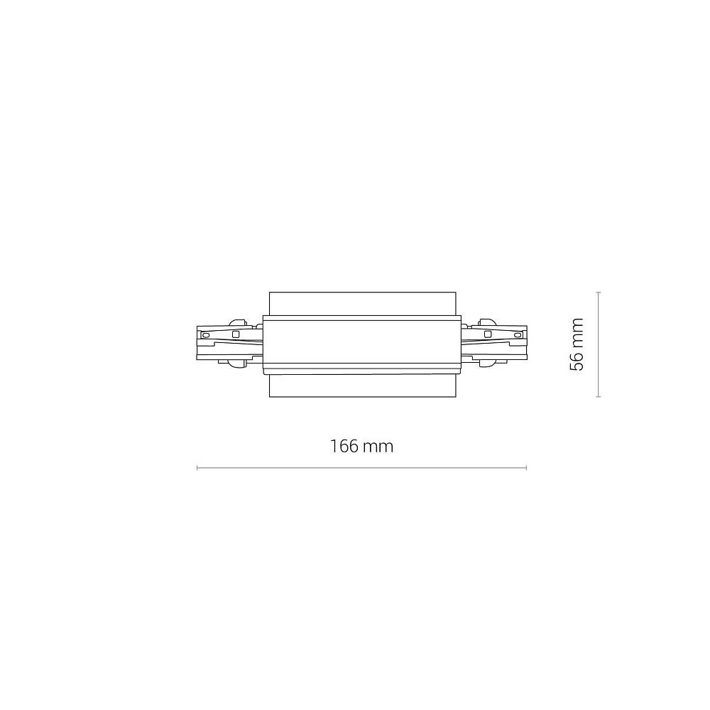 Коннектор прямой для трехфазной трековой системы Nowodvorski Ctls Power 8685