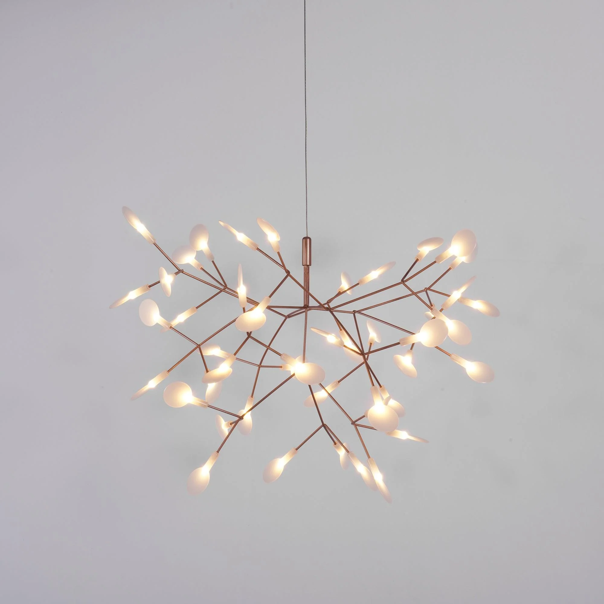 Люстра Rose Gold Firefly LED - 81 источник света ∅100см x 40см, розовое золото, холодный свет