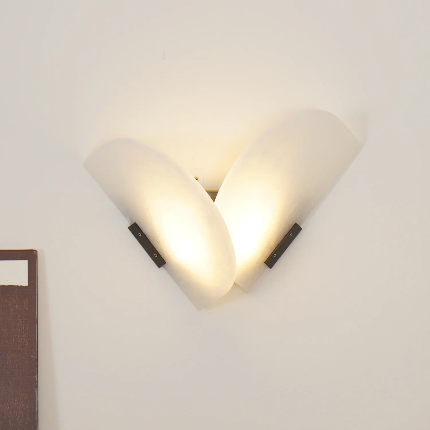 Fly Gaby Wall Lamp - Set of 2 / White & Black