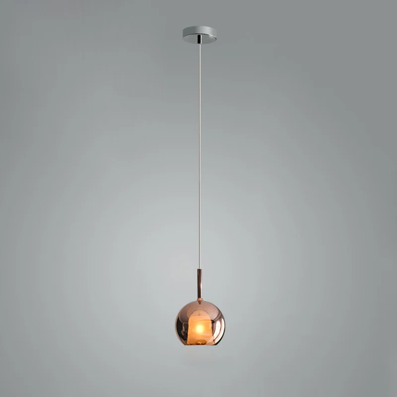 Подвесной светильник Glo - ∅25см x 43см, янтарь