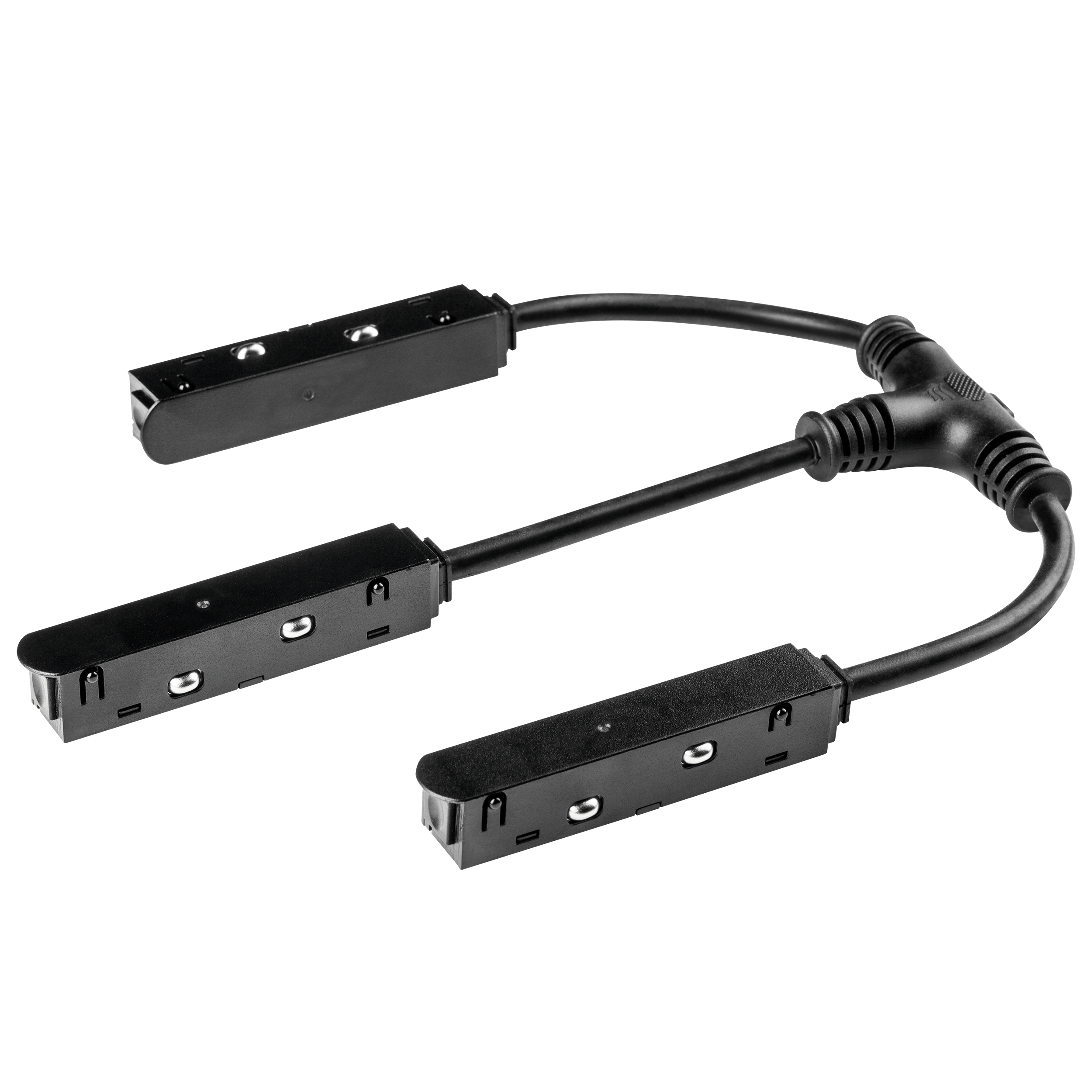 Соединитель трековый T-образный гибкий для Lightstar UNO 48V ЧЕРНЫЙ 509293