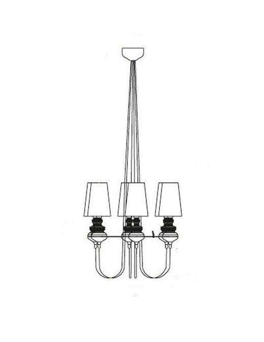Люстра MAK-interior Josephine BD-942860