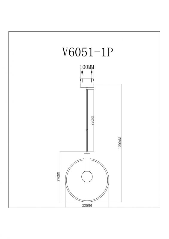 Светильник Moderli V6051-1P