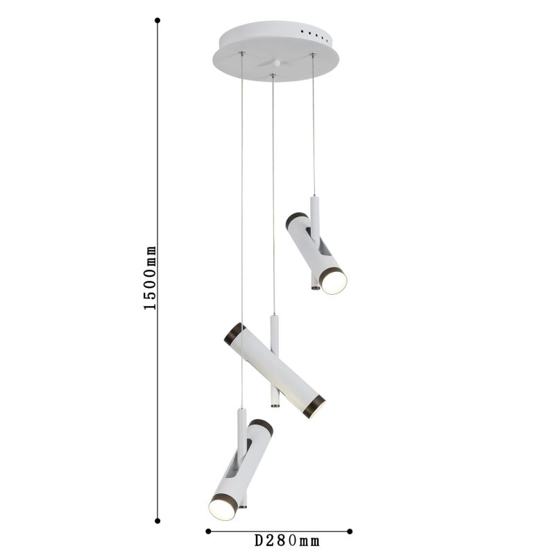 Люстра подвесная Duplex 2325-6P