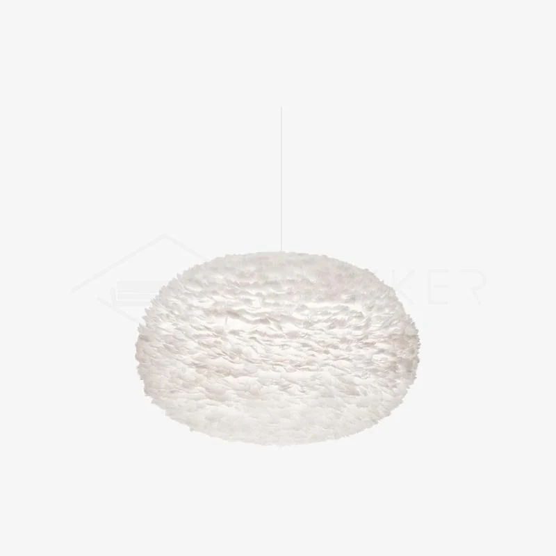 Подвесной светильник Goose Feathers - ∅60см x 35см, белый