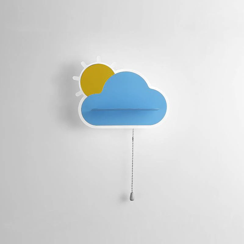 Настенный светильник Dreamier Cloud - ∅27см x 15см, розовый, теплый свет