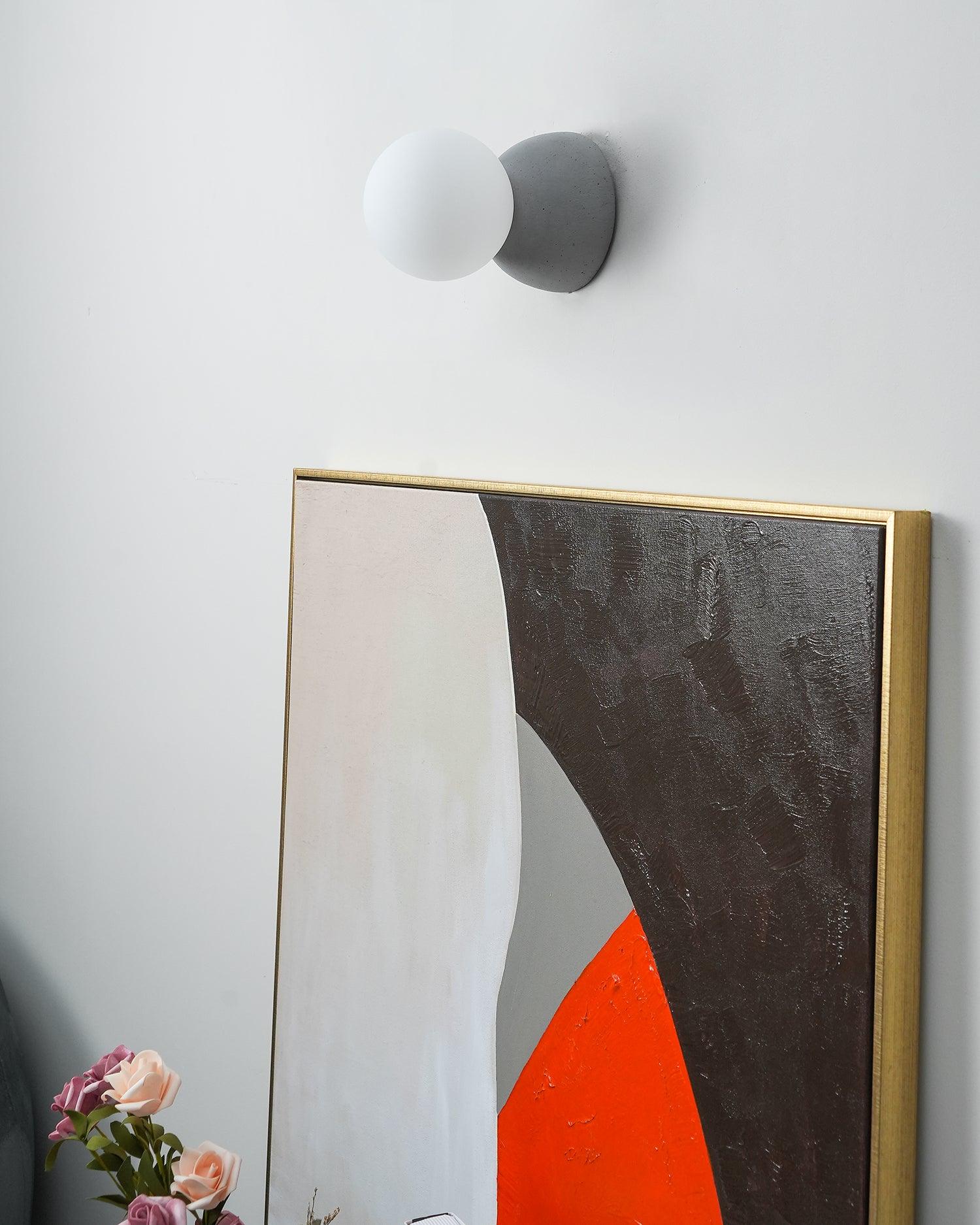 Origo Wall Lamp - W 20cm x H 12cm Set of 2 / Black