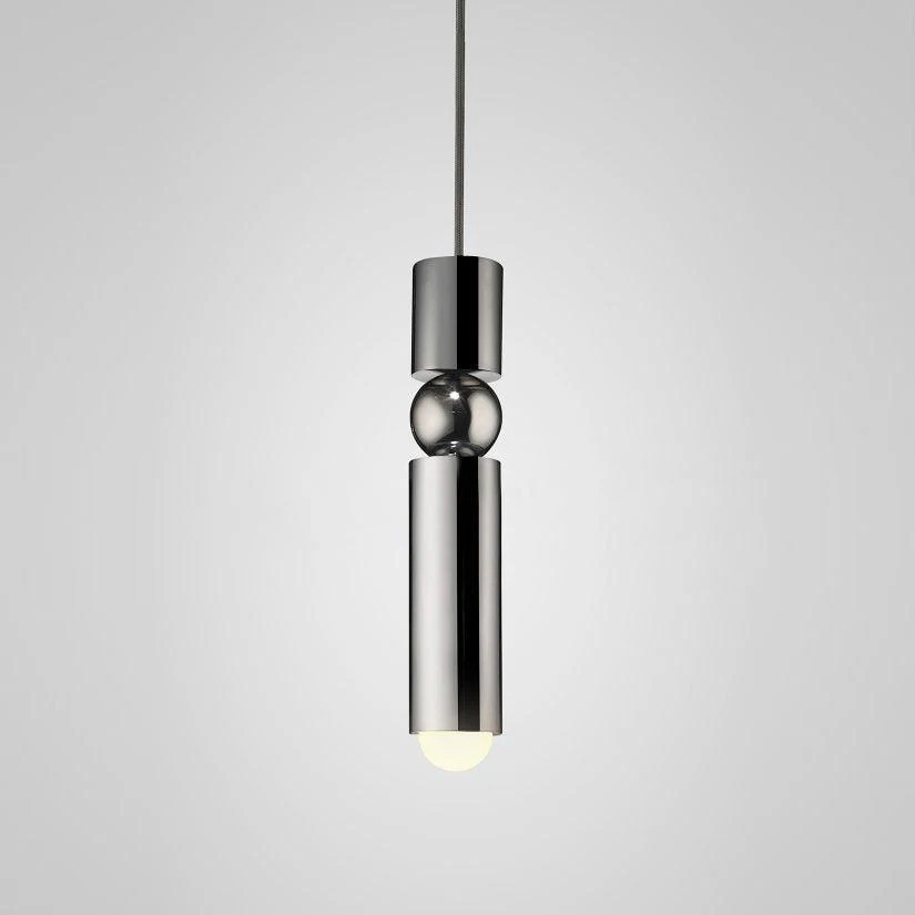 Подвесной светильник Fulcrum - ∅6см x 30см, черный