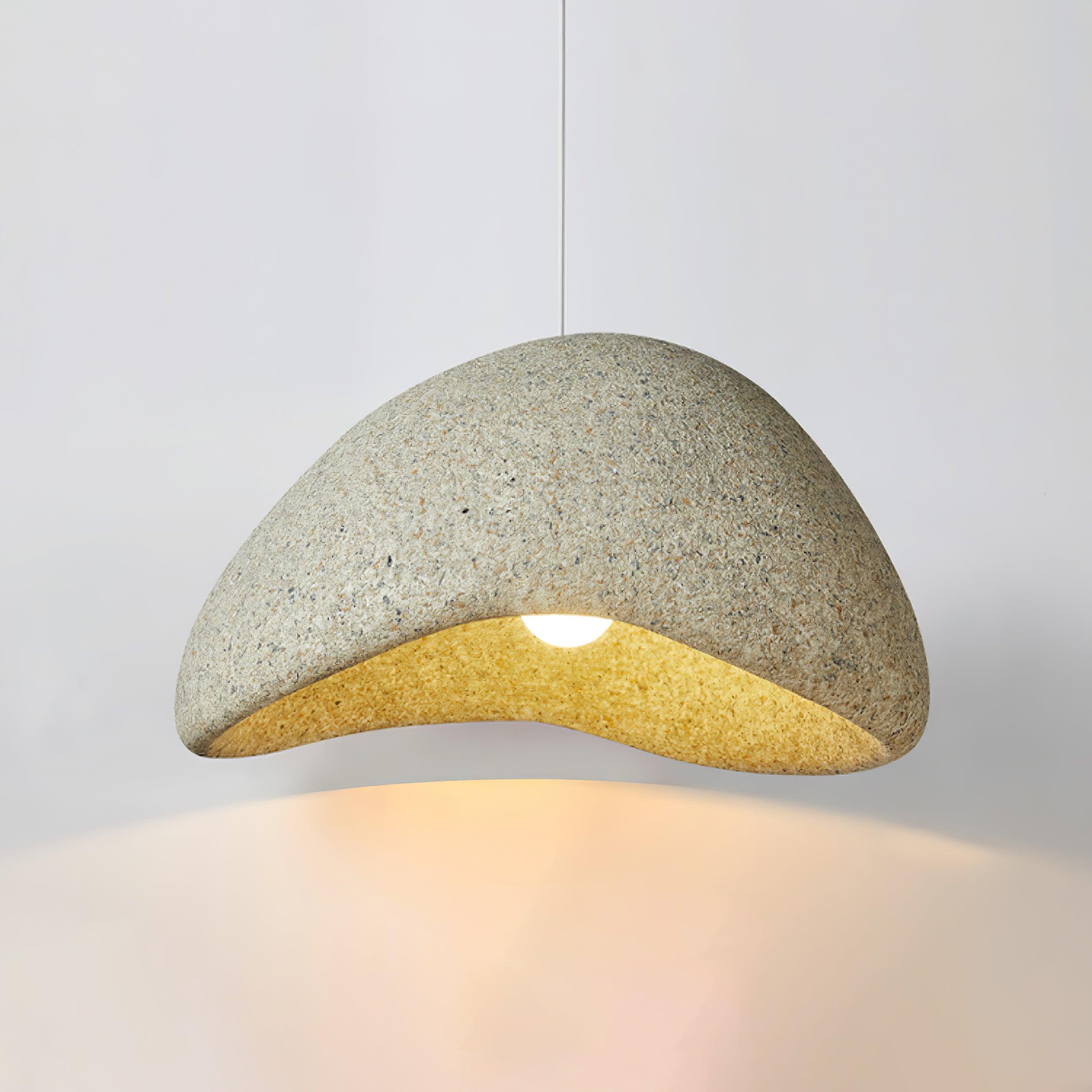 Подвесной светильник Khmara Halia Speckled - модель A ∅60см x 35см, светло-розовый