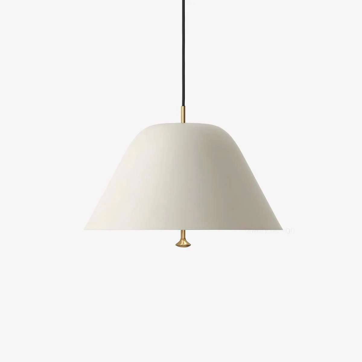 Подвесной светильник Minimalist - ∅28см x 150см, белый, золотой