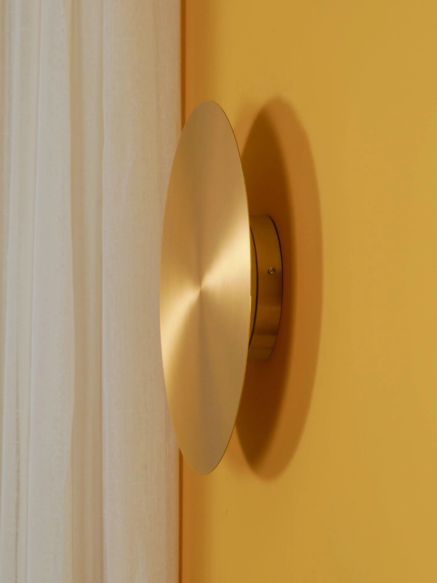 Gossa Wall Lamp - ∅ 11″ / Dia 28cm Set of 2 / Brass / Warm Light