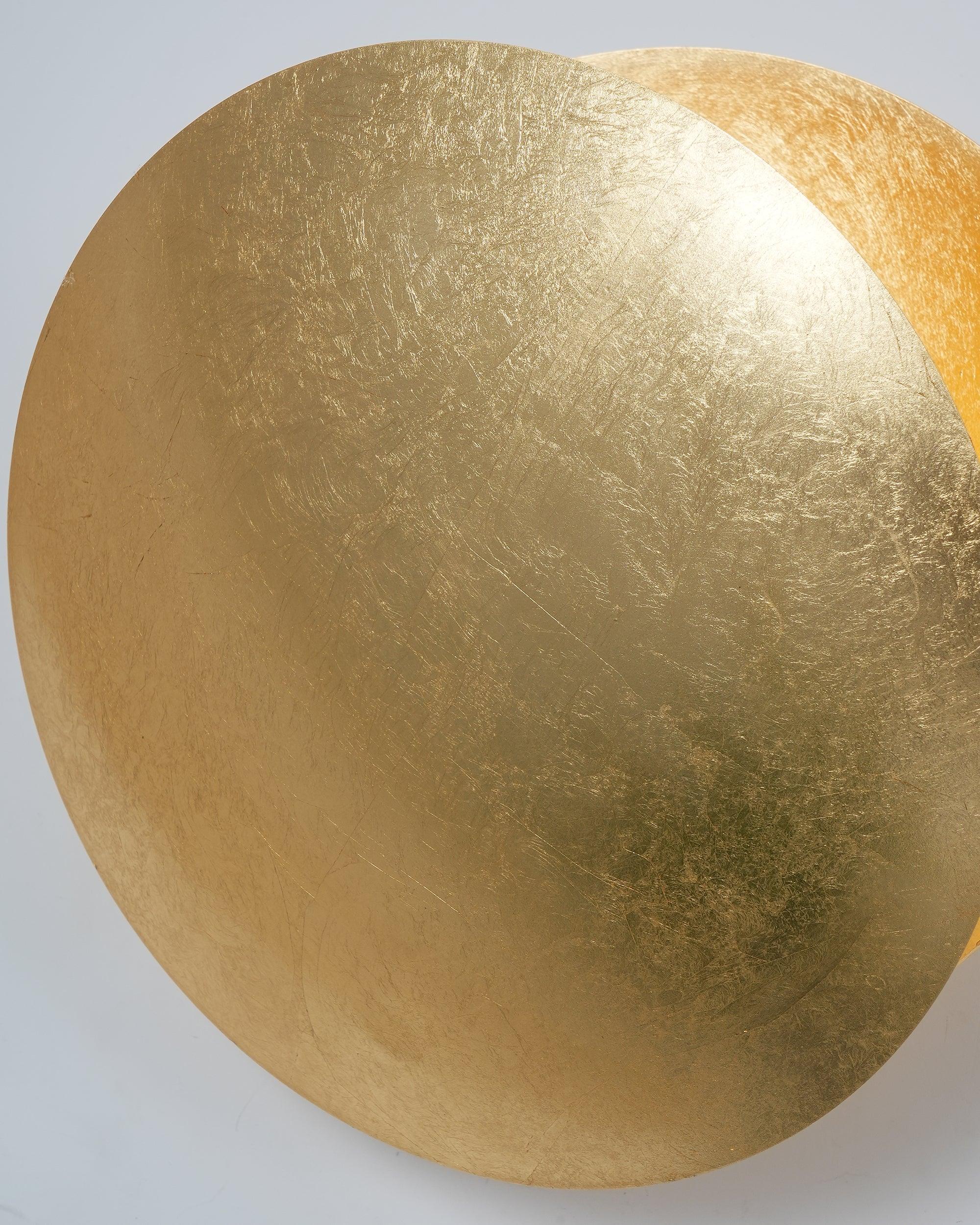 Giorgio Wall Lamp - Dia 25cm x H 25cm Set of 2 / Black & Bronze / Cool Light