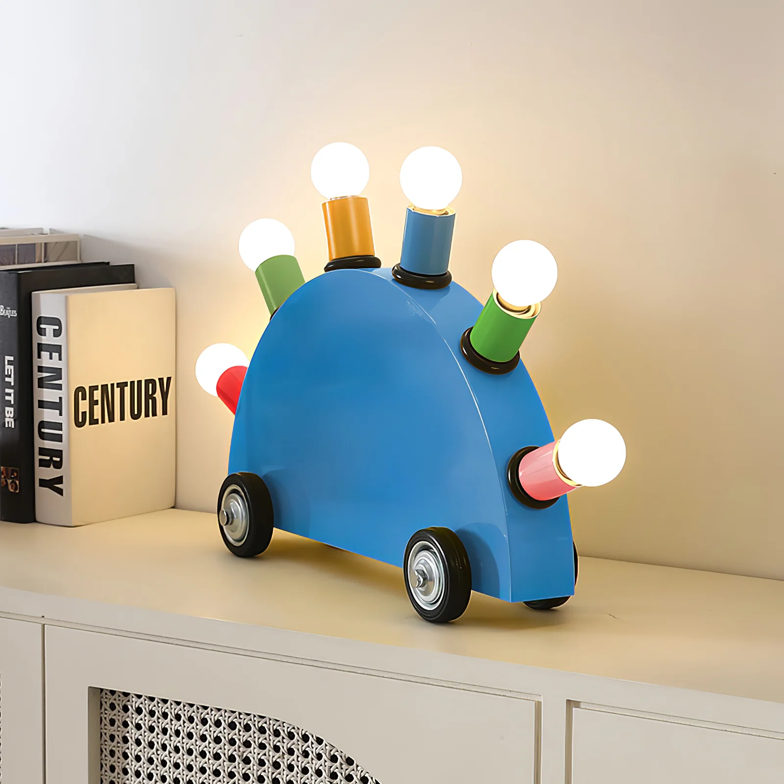 Настольный светильник Cartoon Car - ∅62см x 36см, синий