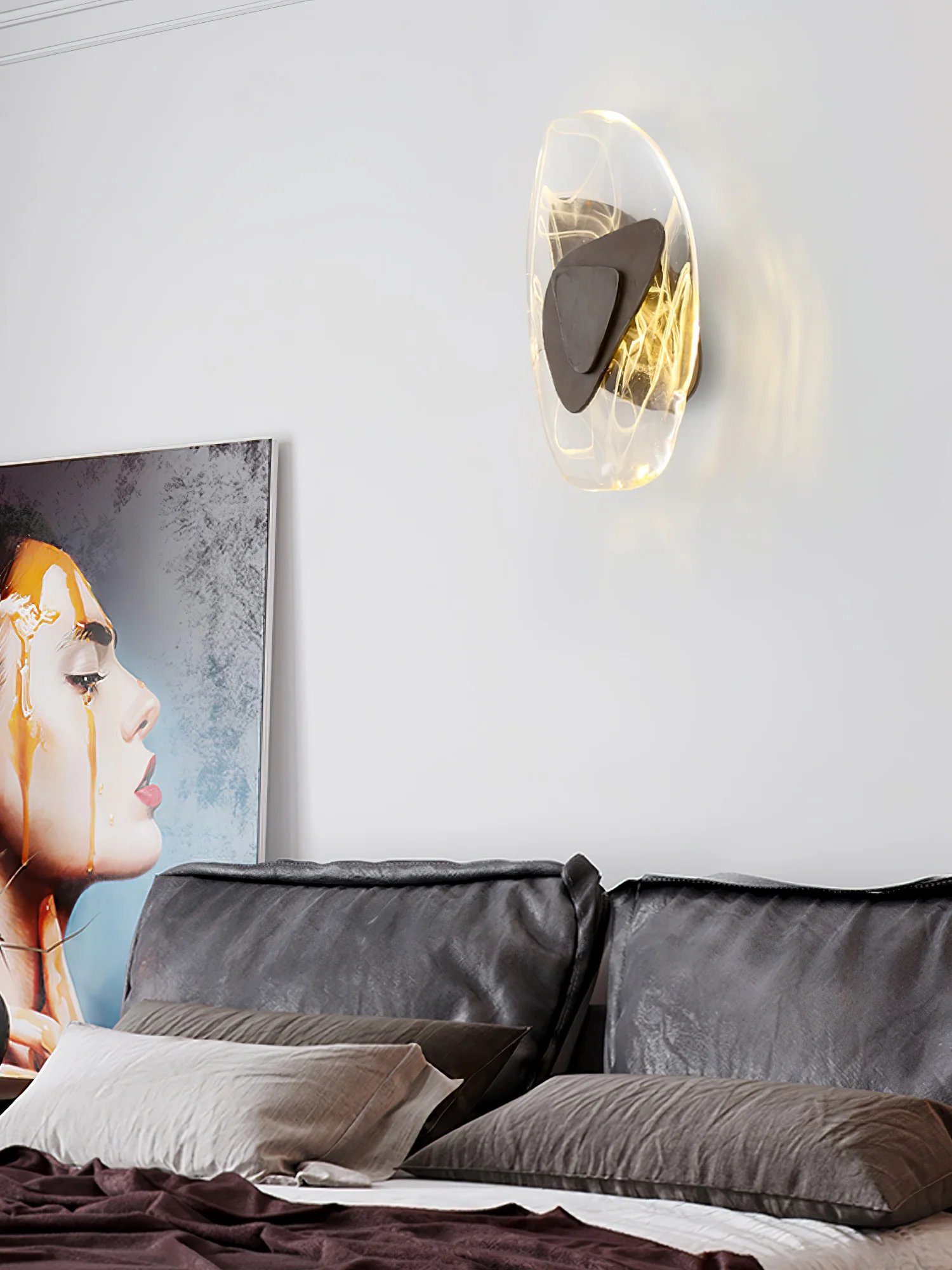 DC1725 Wall Lamp - ∅ 7.9″ x H 12.2″ / Dia 20cm x H 31cm Set of 2 / Copper / Cool Light