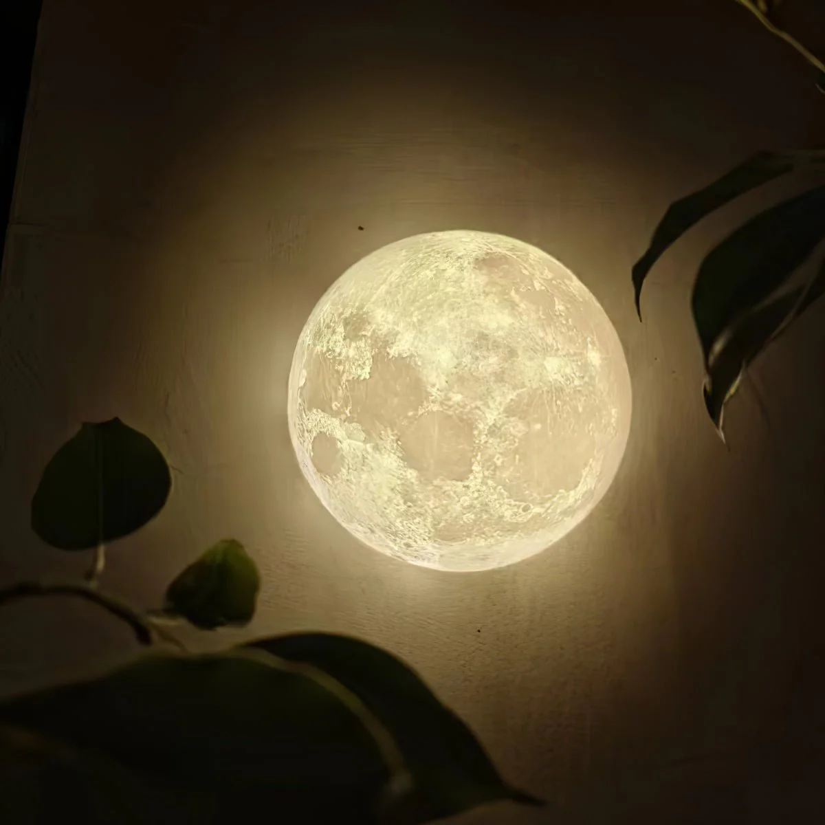 Настенный светильник Moon 3D - модель B - ∅20см x 20см