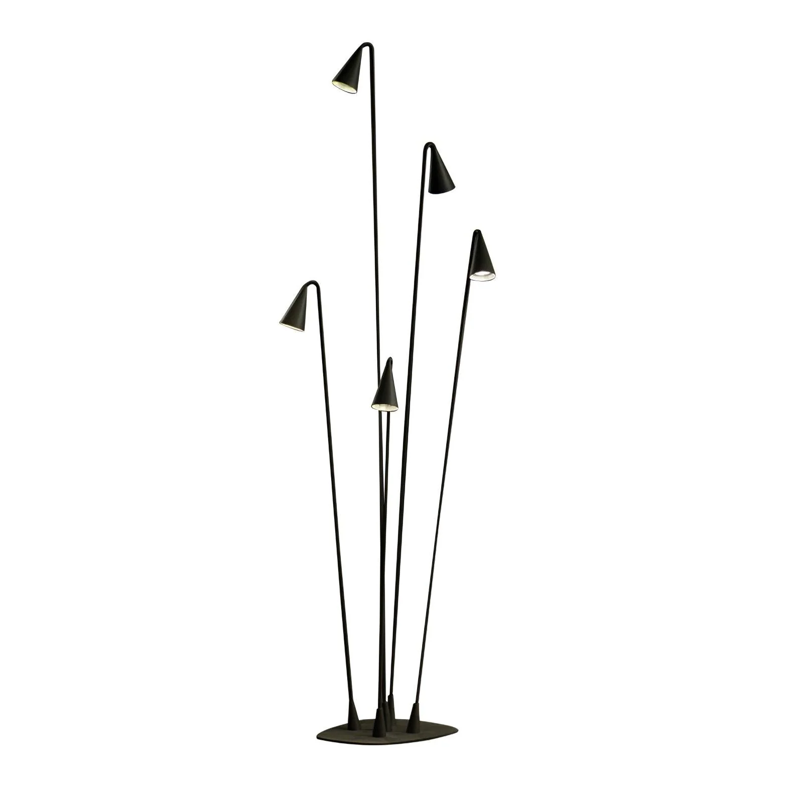 Торшер Bellflower Outdoor - ∅13см x 100см, черный, теплый свет