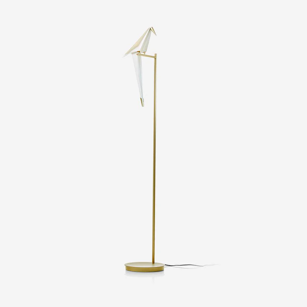 Торшер Paper Crane Bird - ∅30см x 35см x 165см, теплый свет