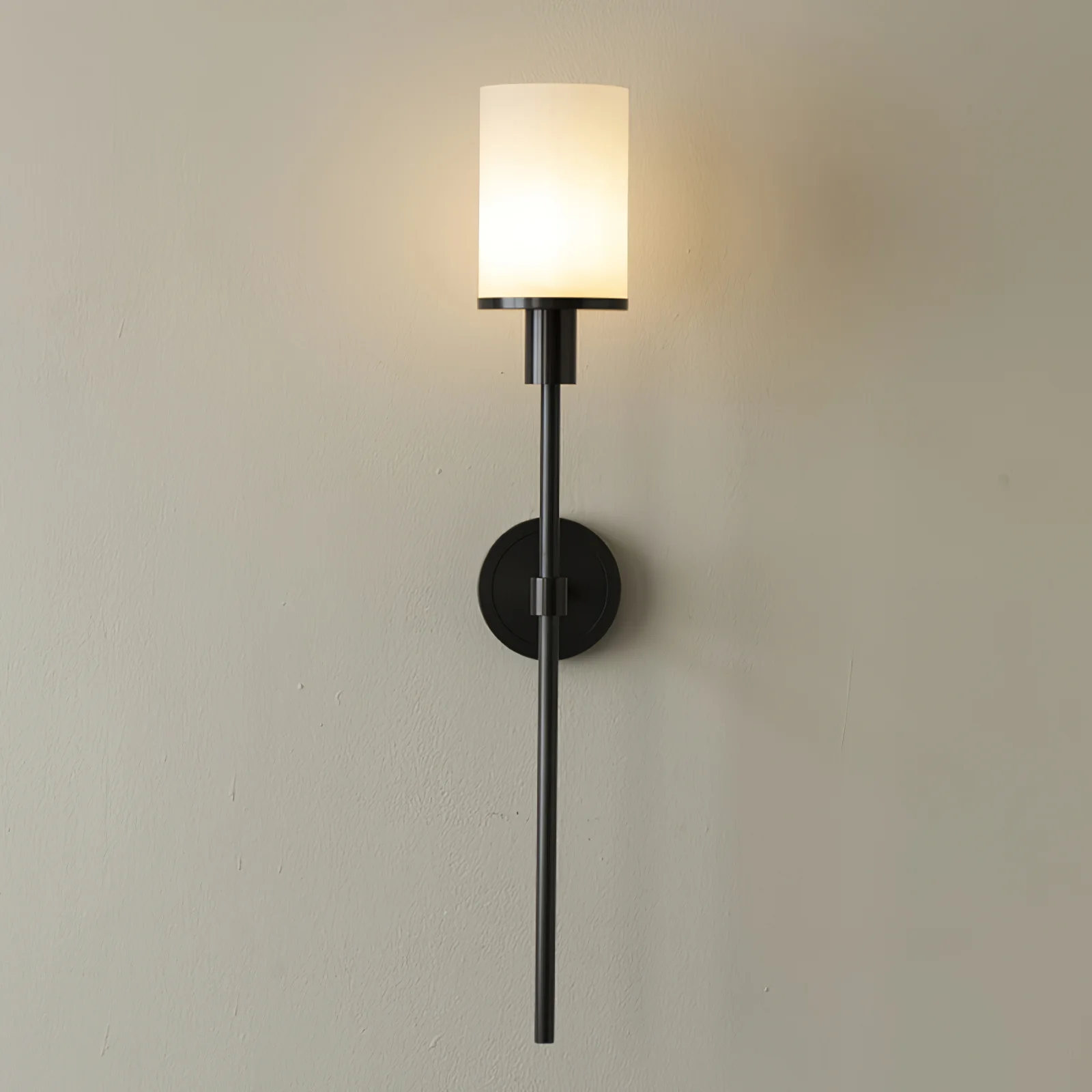 Tracie Classic Sconce - ∅ 3.9″ x H 23.6″ & Alabaster / Copper / Set Of 2