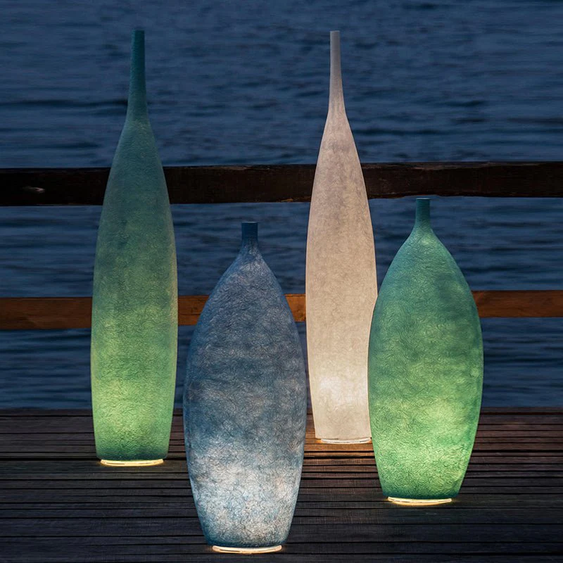 Tank 1 Floor Lamp - ∅ 11.4″ x H 36.2″ / Dia 29cm x H 92cm / Green / US plug
