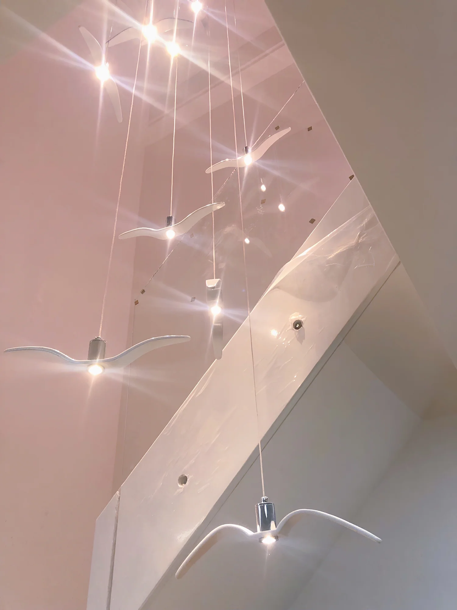 Подвесной светильник Aviara LED - ∅38см x 8см, черный, смола, нейтральный свет