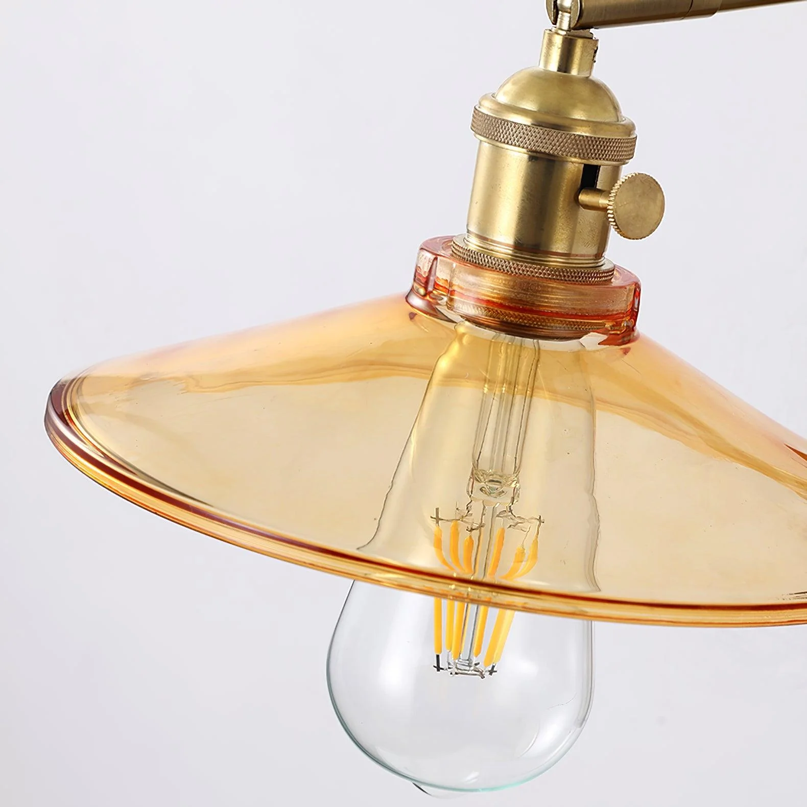 Rafi Wall Lamp - Model C ∅ 8.2″ x H 13.7″ Set of 2 / Brass / EU Plug