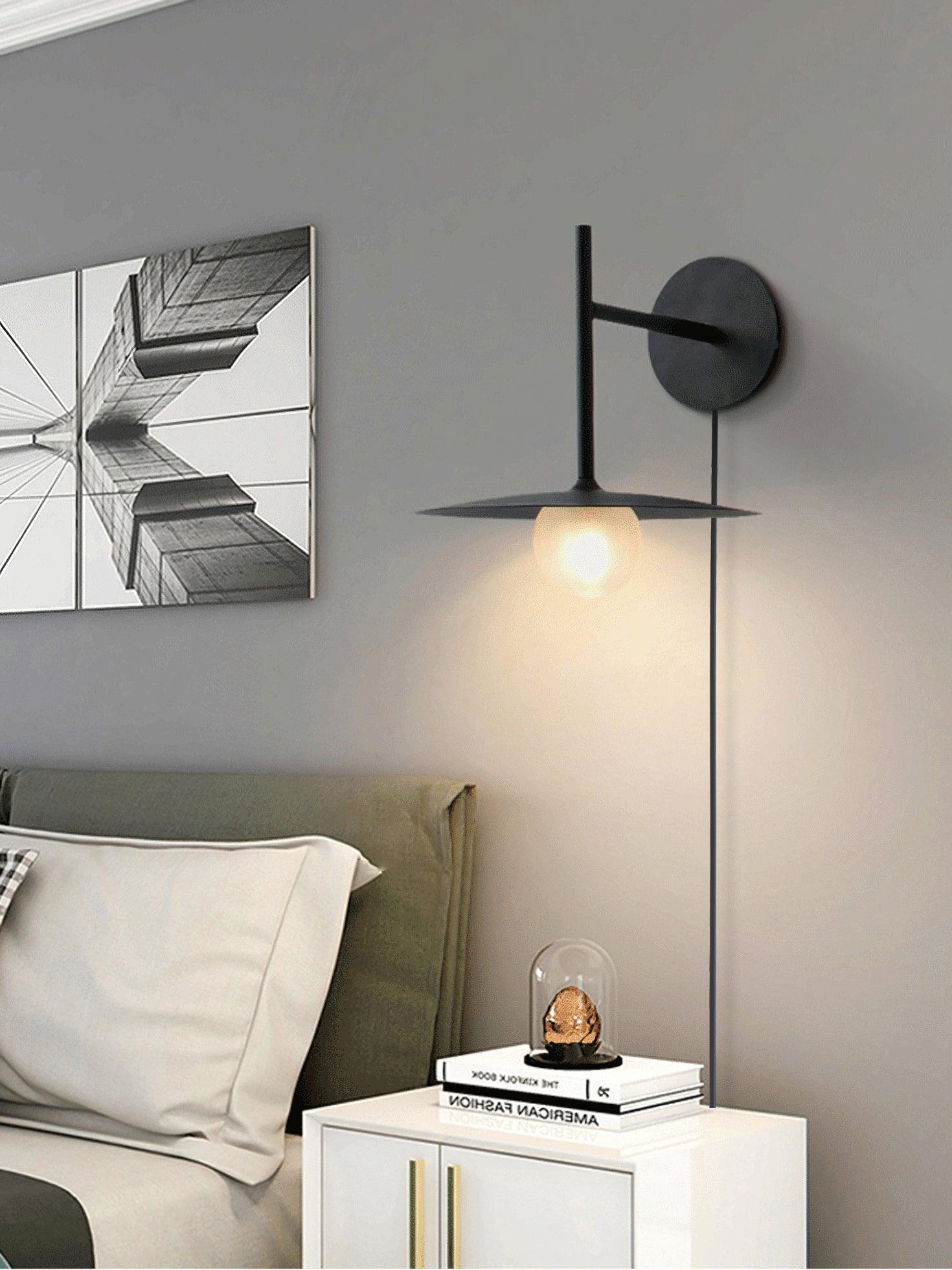 Gea Iron Plug-In Wall Lamp - Set Of 2 / White / EU Plug