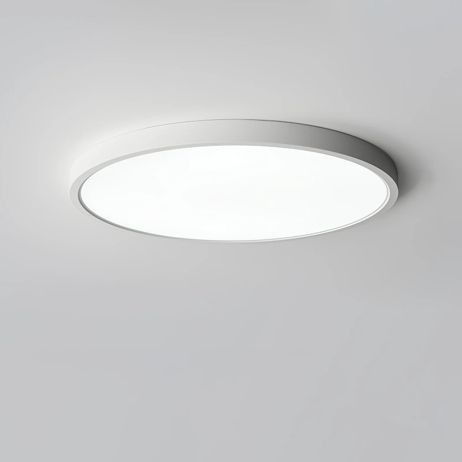Потолочный светильник Acrylic Thinnest Round - ∅50см х 3см, черный, теплый свет