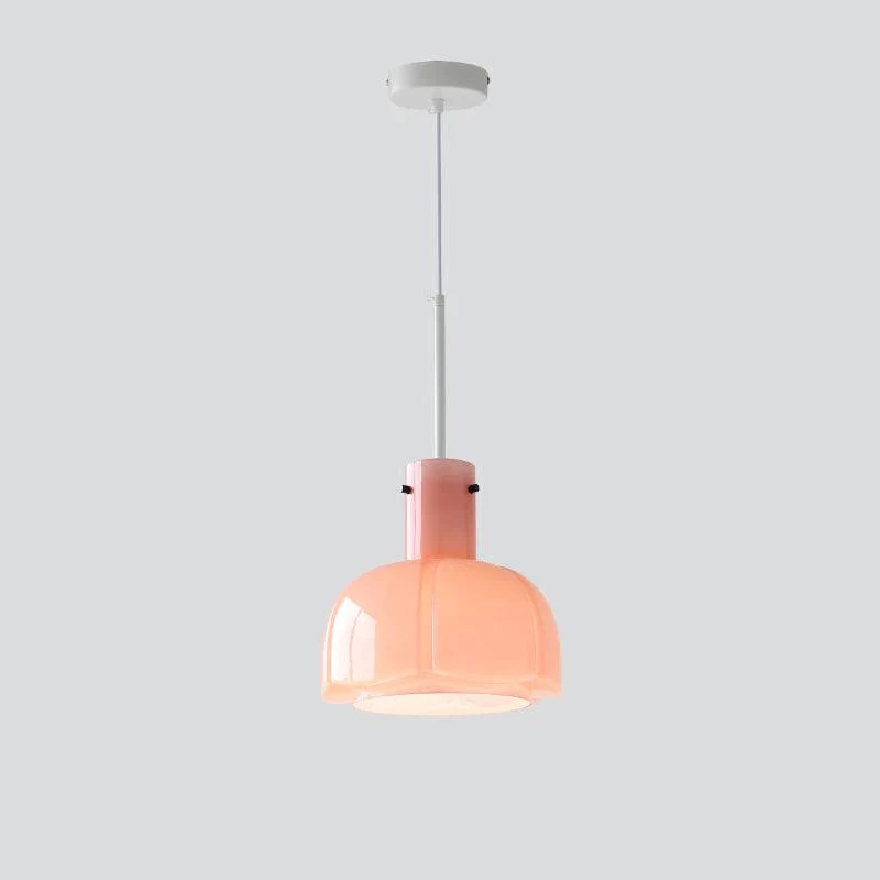 Подвесной светильник Lumina Petal Glass - ∅26см x 40см, коричневый