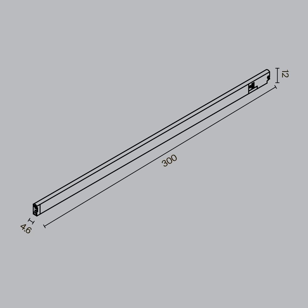 Трековый светильник Maytoni Basis 5W LED 2700K TR190-1-5W2.7K-B