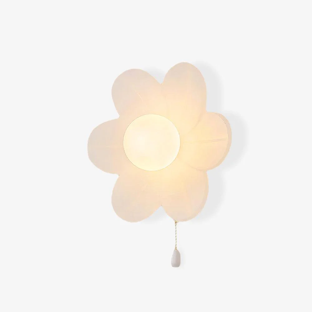 Настенный светильник Flowers - ∅24см х 24см, белый