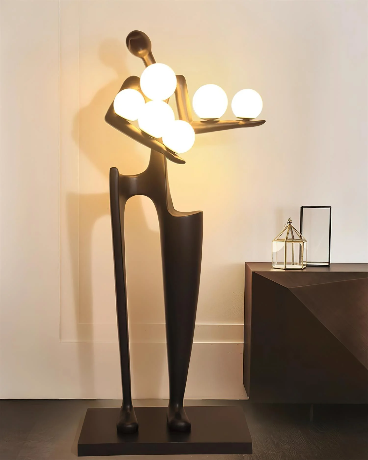 Торшер Guardian Sculpture - ∅70см x 175см, красный