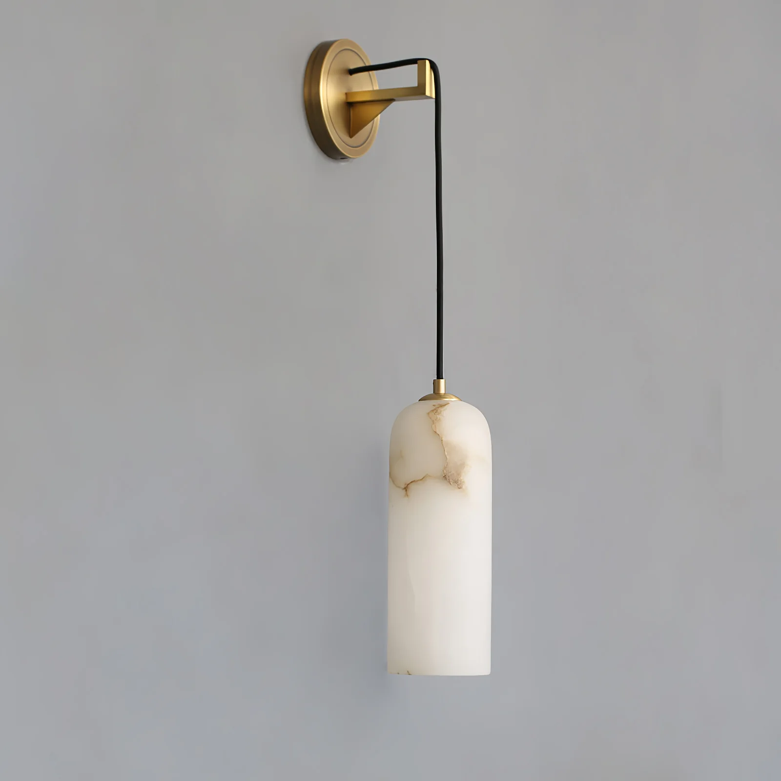 Monty Wall Lamp - ∅ 3.9″ x H 10.2″ / Black & White / Set of 2