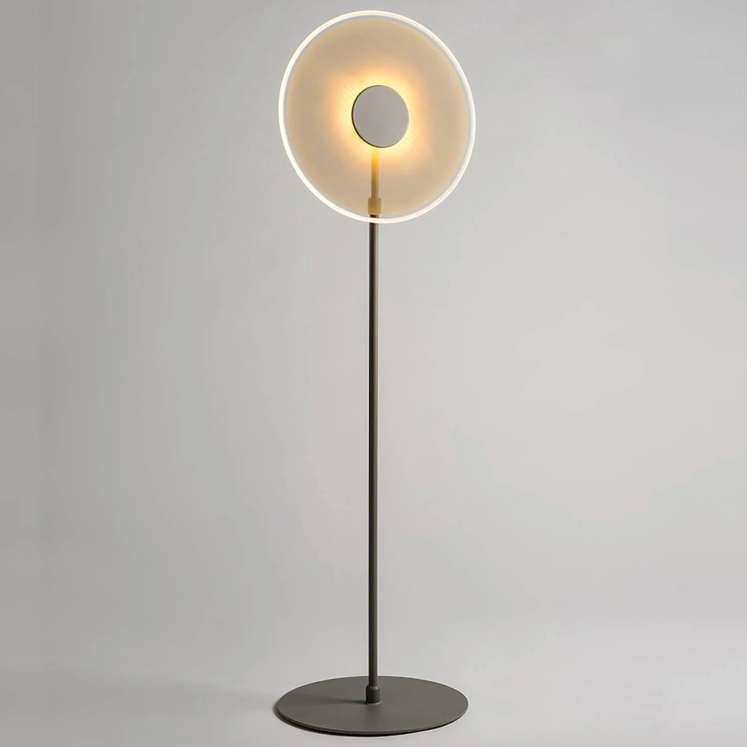 Luxora Floor Lamp - ∅ 14.9″ x H 59″ / Black / US plug