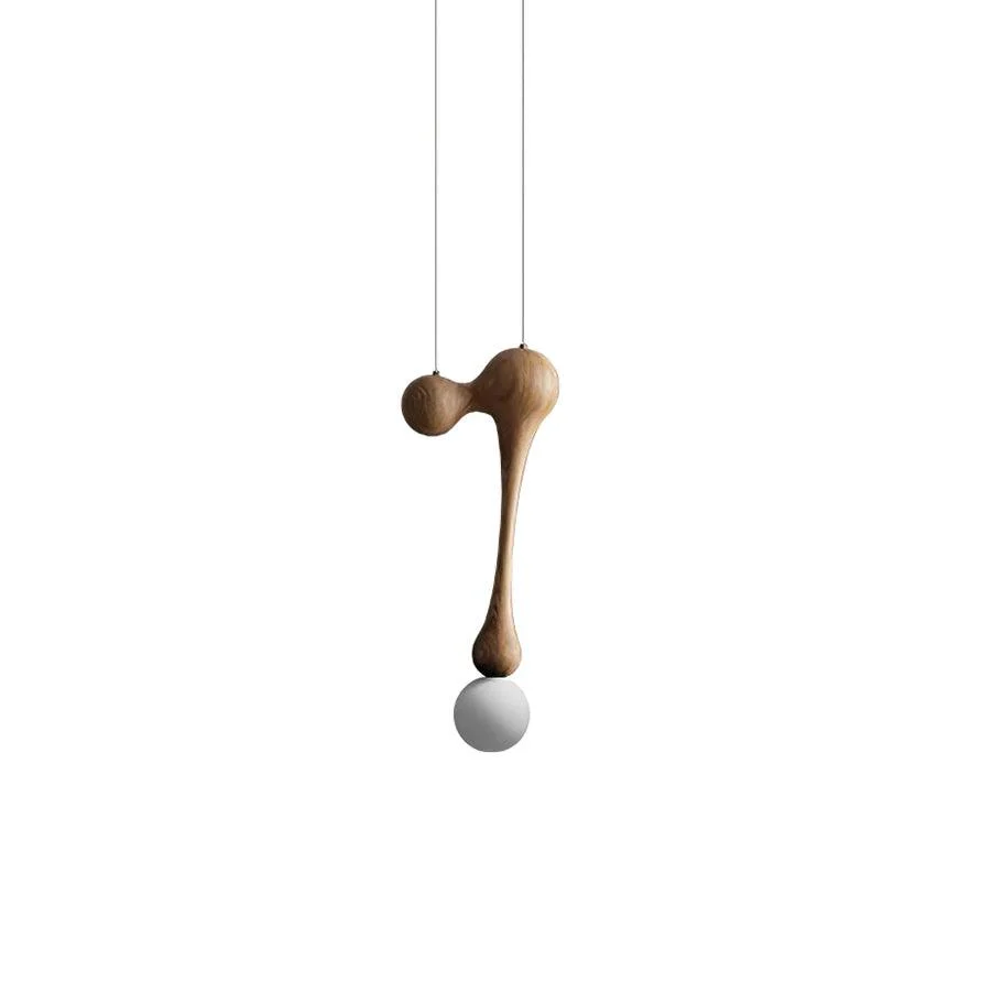 Подвесной светильник Jenna Wooden - модель A+B ∅65см x 150см, дерево