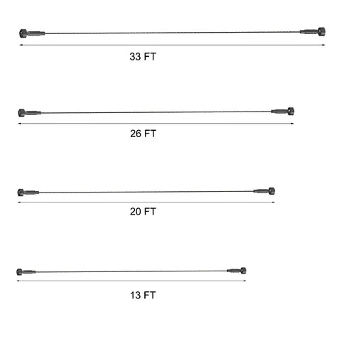 Потолочный светильник Skyline Linear Strip - 793см, черный, теплый свет